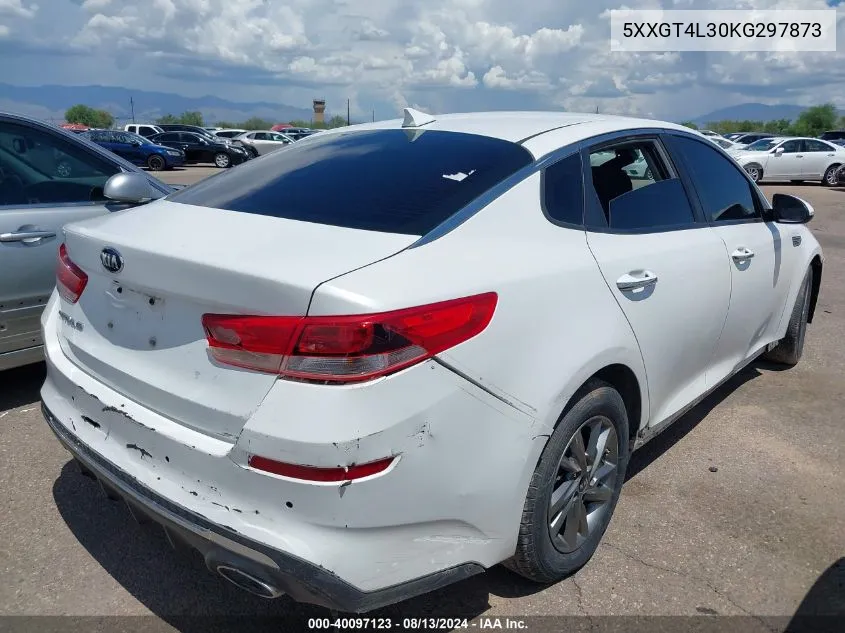 2019 Kia Optima Lx VIN: 5XXGT4L30KG297873 Lot: 40097123