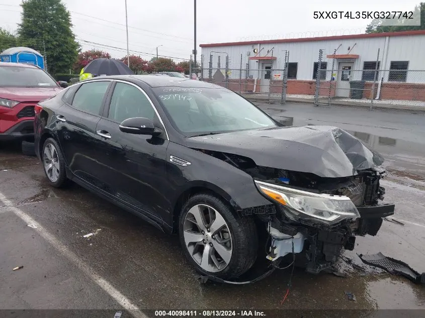 5XXGT4L35KG327742 2019 Kia Optima S