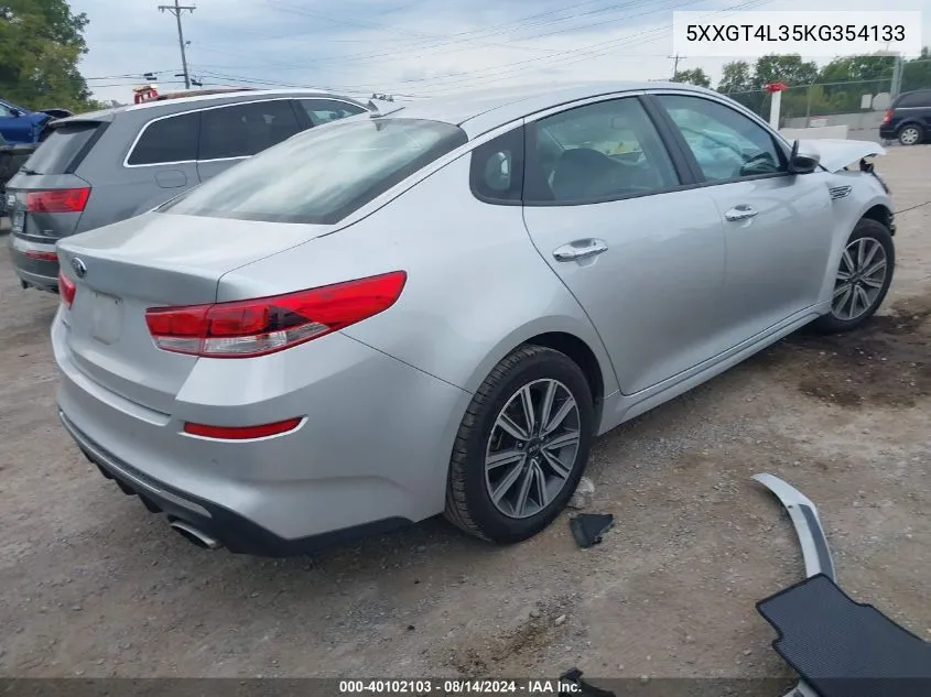 2019 Kia Optima Lx VIN: 5XXGT4L35KG354133 Lot: 40102103