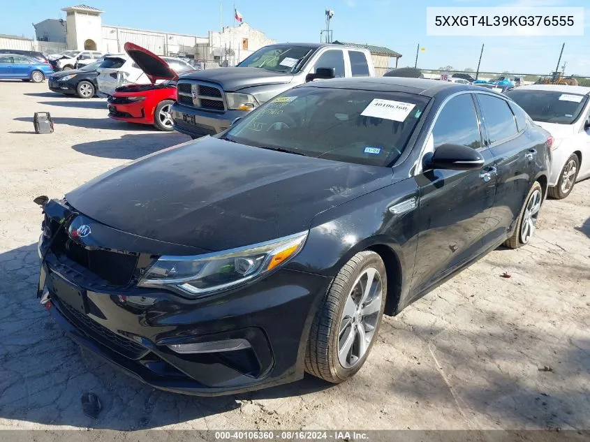 2019 Kia Optima S VIN: 5XXGT4L39KG376555 Lot: 40106360