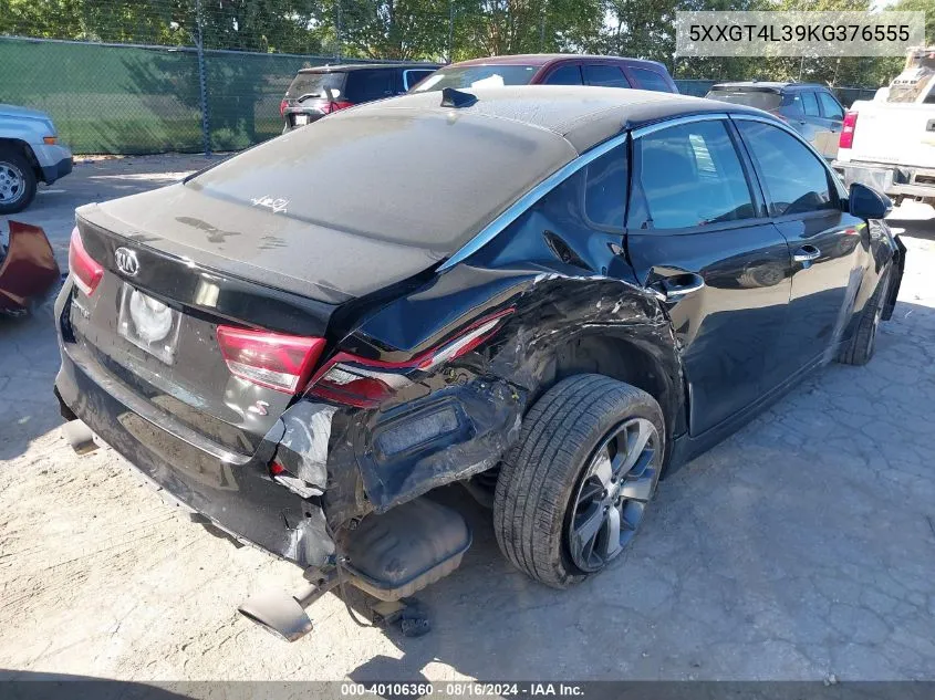 5XXGT4L39KG376555 2019 Kia Optima S