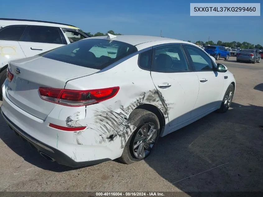 2019 Kia Optima Lx VIN: 5XXGT4L37KG299460 Lot: 40116004