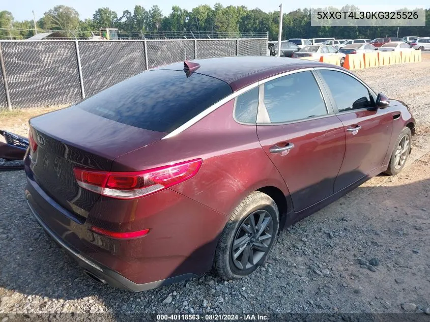 5XXGT4L30KG325526 2019 Kia Optima Lx