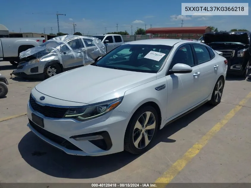 5XXGT4L37KG366218 2019 Kia Optima S