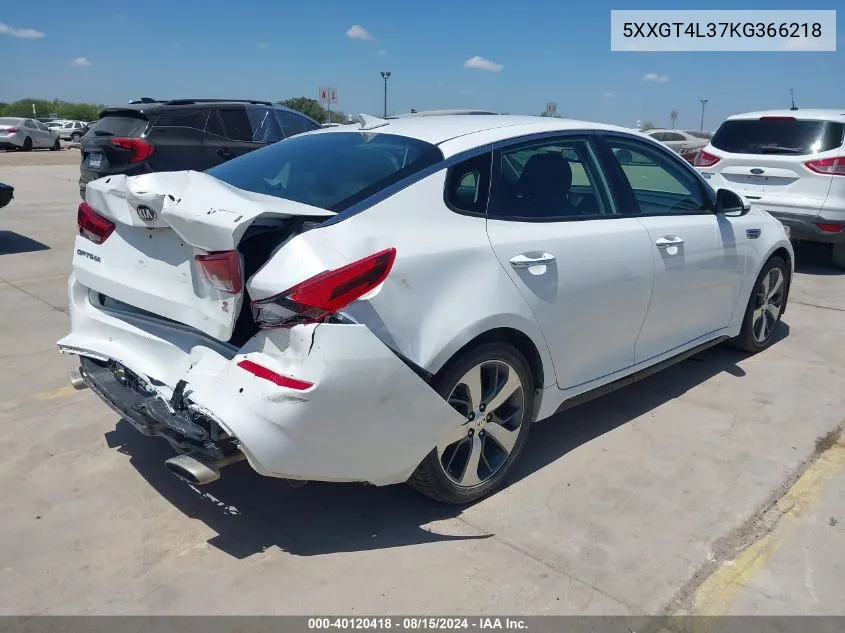 2019 Kia Optima S VIN: 5XXGT4L37KG366218 Lot: 40120418