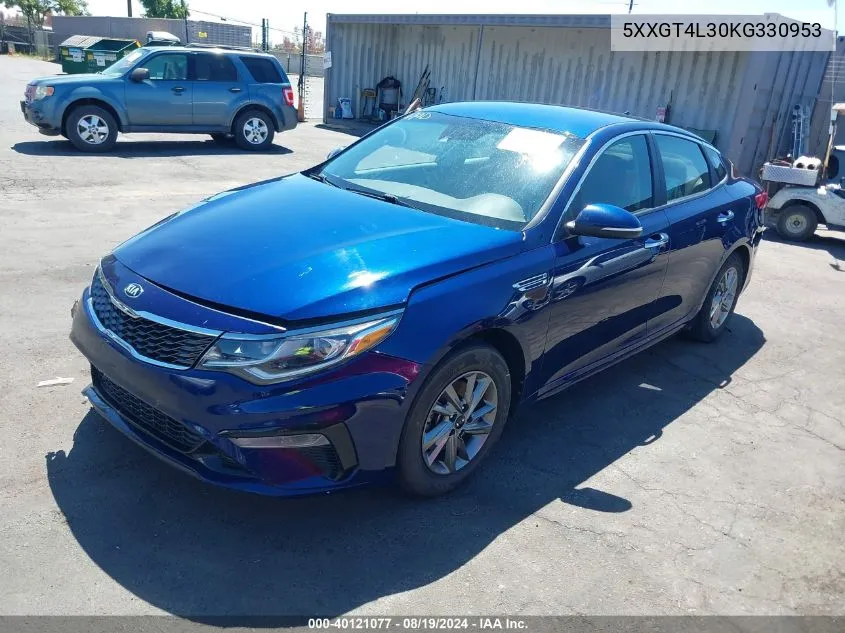 5XXGT4L30KG330953 2019 Kia Optima Lx