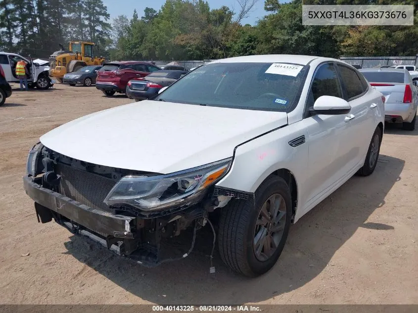 2019 Kia Optima Lx VIN: 5XXGT4L36KG373676 Lot: 40143225