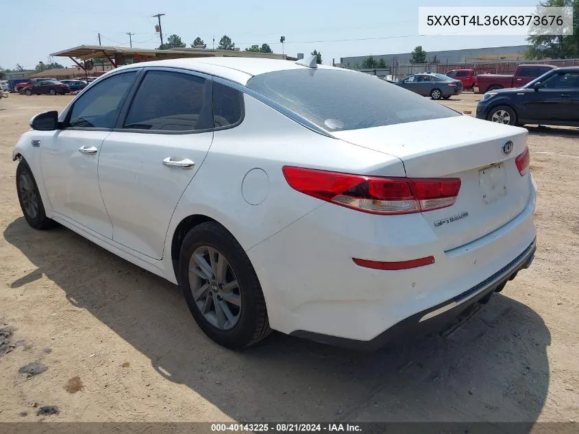 5XXGT4L36KG373676 2019 Kia Optima Lx