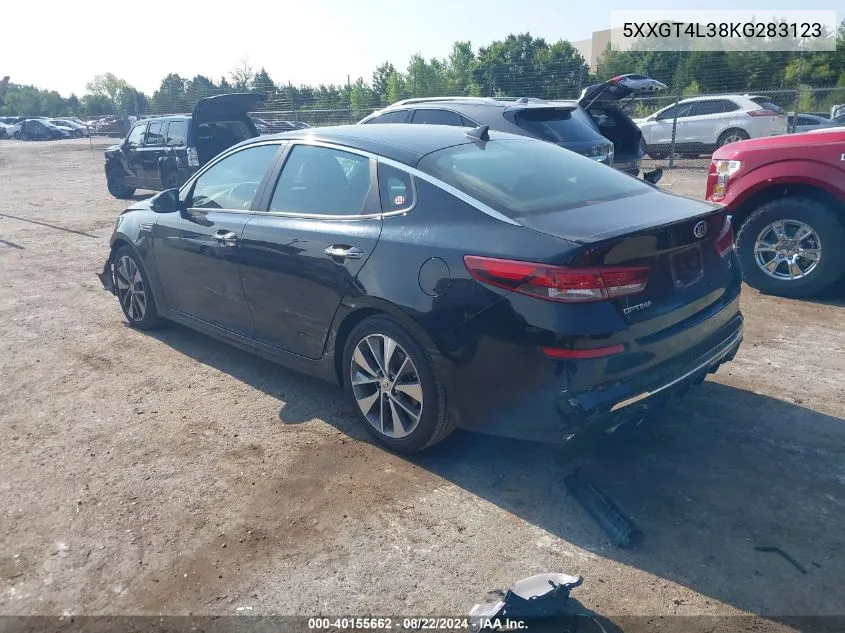 2019 Kia Optima S VIN: 5XXGT4L38KG283123 Lot: 40155662