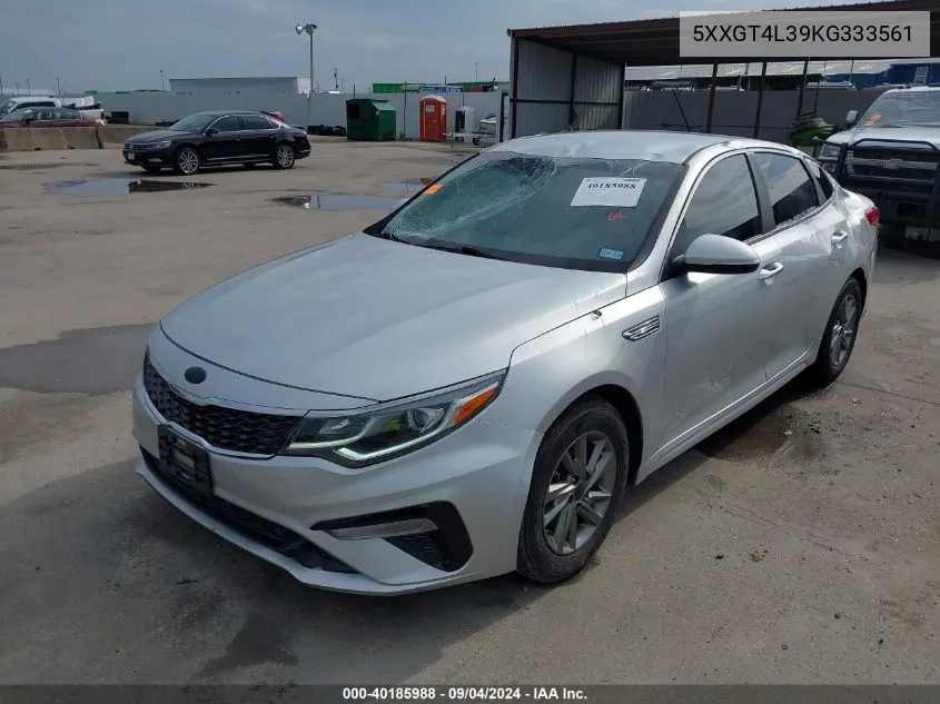 5XXGT4L39KG333561 2019 Kia Optima Lx