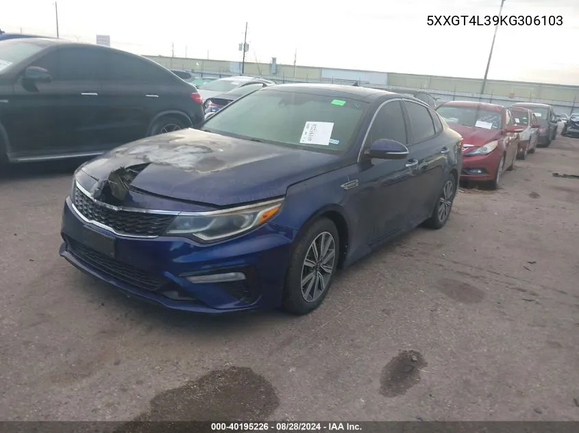 5XXGT4L39KG306103 2019 Kia Optima Lx