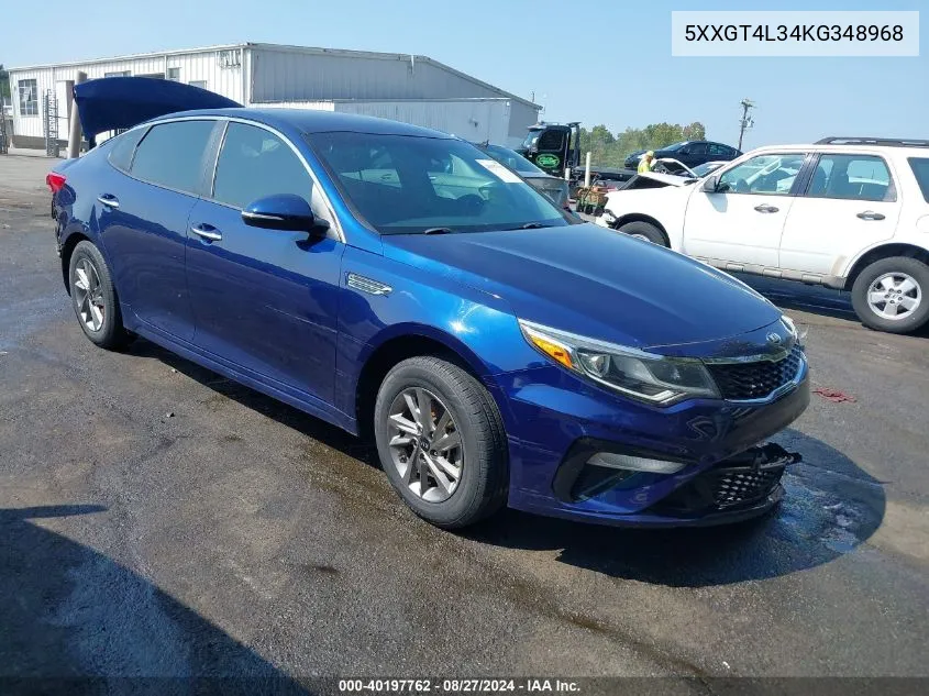 2019 Kia Optima Lx VIN: 5XXGT4L34KG348968 Lot: 40197762