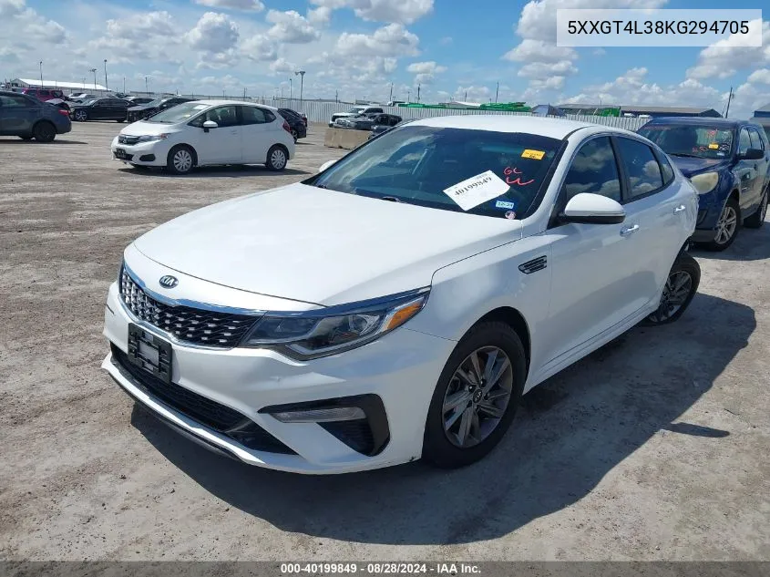 2019 Kia Optima Lx VIN: 5XXGT4L38KG294705 Lot: 40199849