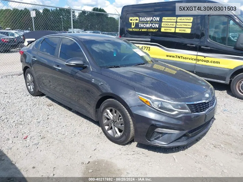 5XXGT4L30KG301503 2019 Kia Optima Lx