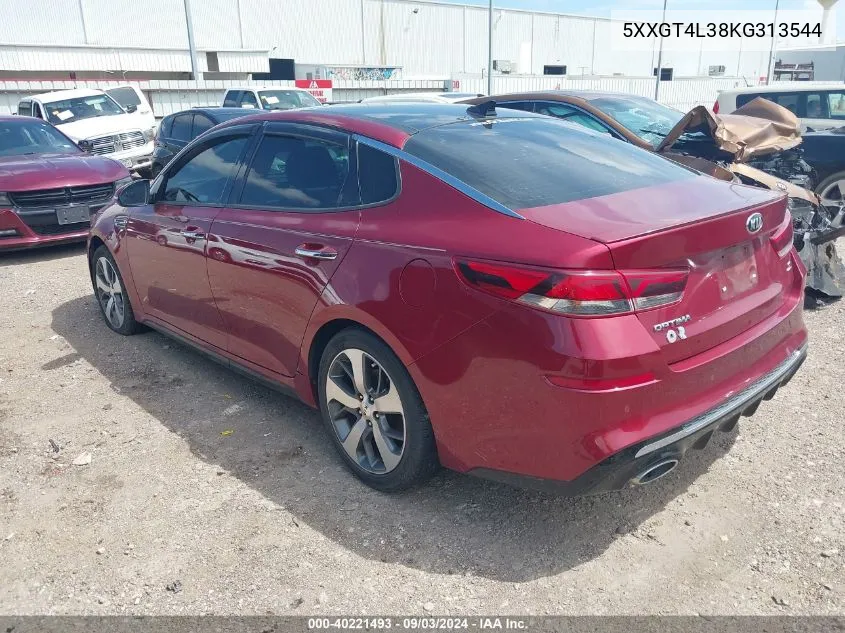 5XXGT4L38KG313544 2019 Kia Optima S