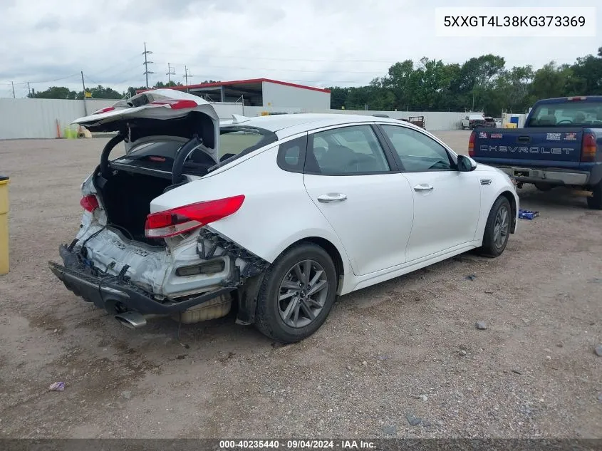 2019 Kia Optima Lx VIN: 5XXGT4L38KG373369 Lot: 40235440