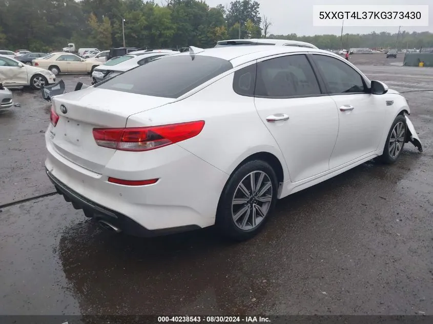 5XXGT4L37KG373430 2019 Kia Optima Lx