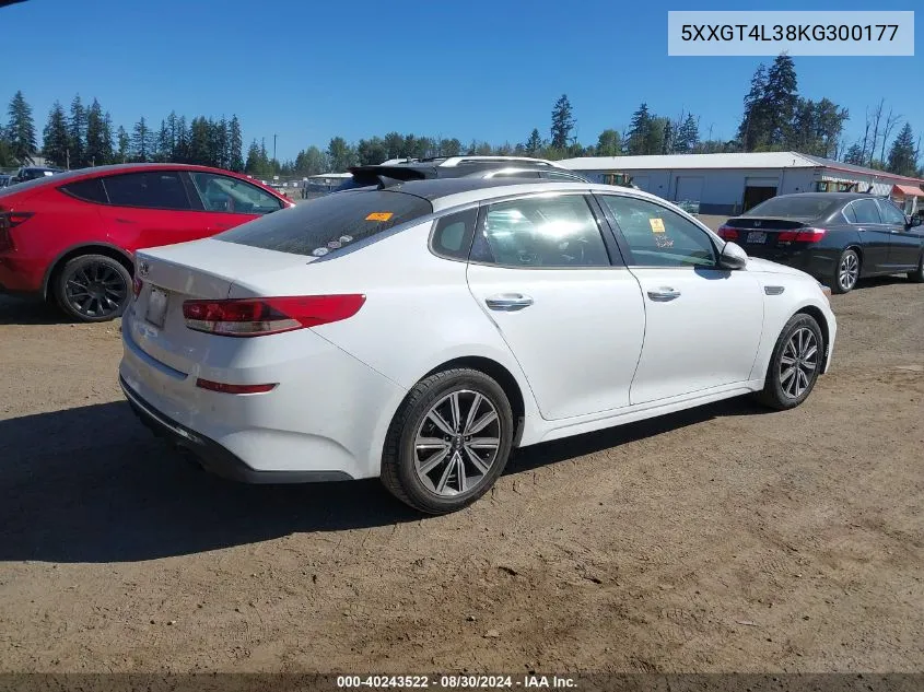 2019 Kia Optima Lx VIN: 5XXGT4L38KG300177 Lot: 40243522