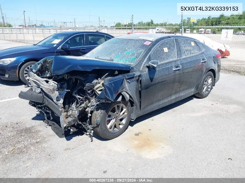 2019 Kia Optima Lx VIN: 5XXGT4L32KG339153 Lot: 40267238