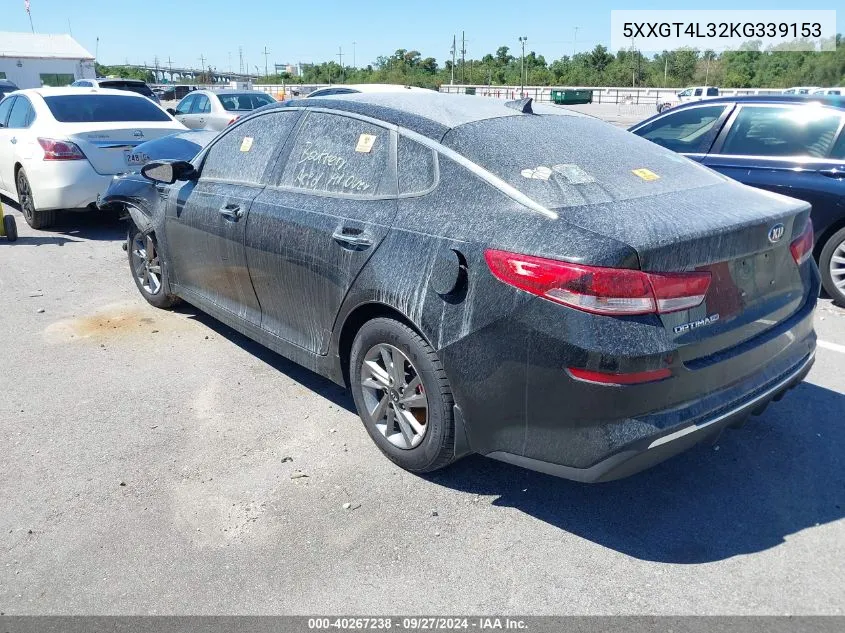 5XXGT4L32KG339153 2019 Kia Optima Lx