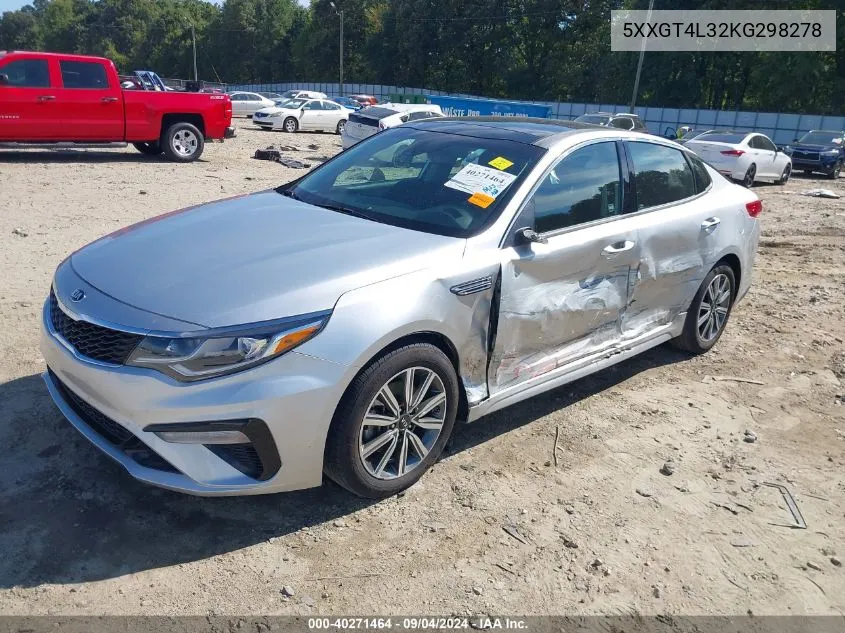 2019 Kia Optima Lx VIN: 5XXGT4L32KG298278 Lot: 40271464