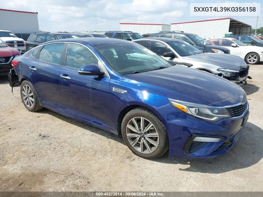 2019 Kia Optima Lx VIN: 5XXGT4L39KG356158 Lot: 40272814