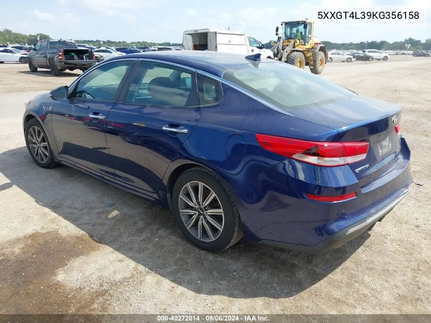 2019 Kia Optima Lx VIN: 5XXGT4L39KG356158 Lot: 40272814