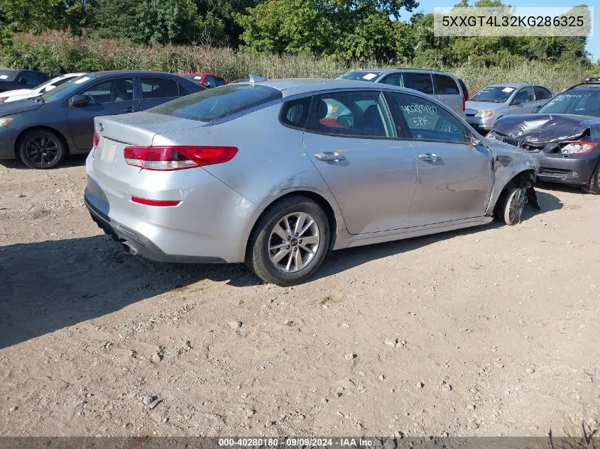 2019 Kia Optima Lx VIN: 5XXGT4L32KG286325 Lot: 40280180