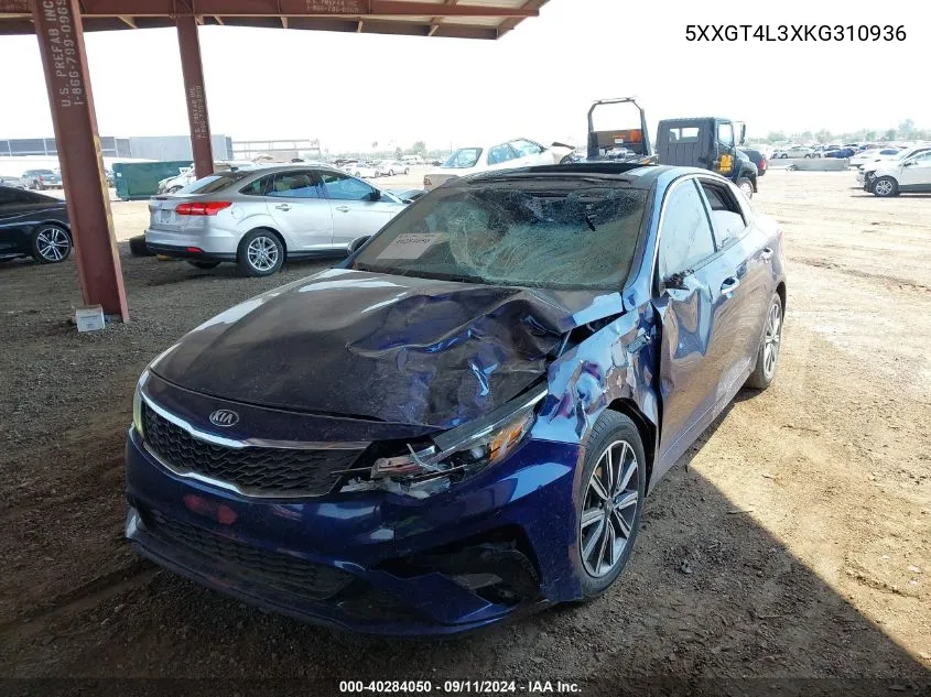 5XXGT4L3XKG310936 2019 Kia Optima Lx