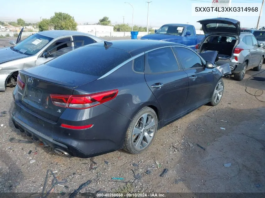 5XXGT4L3XKG314968 2019 Kia Optima Lx/S