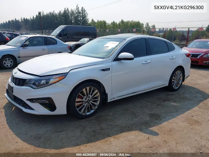 2019 Kia Optima Sx Turbo VIN: 5XXGV4L21KG296300 Lot: 40290957