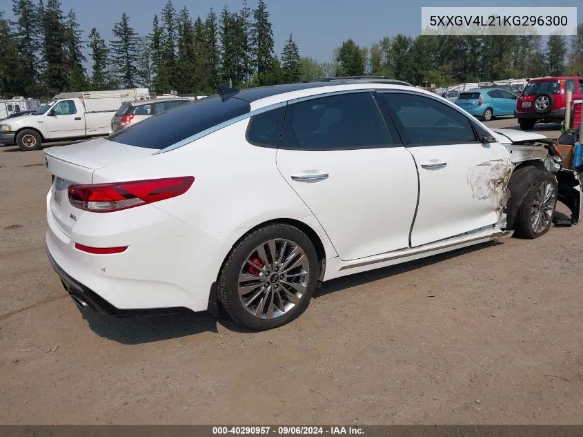 5XXGV4L21KG296300 2019 Kia Optima Sx Turbo