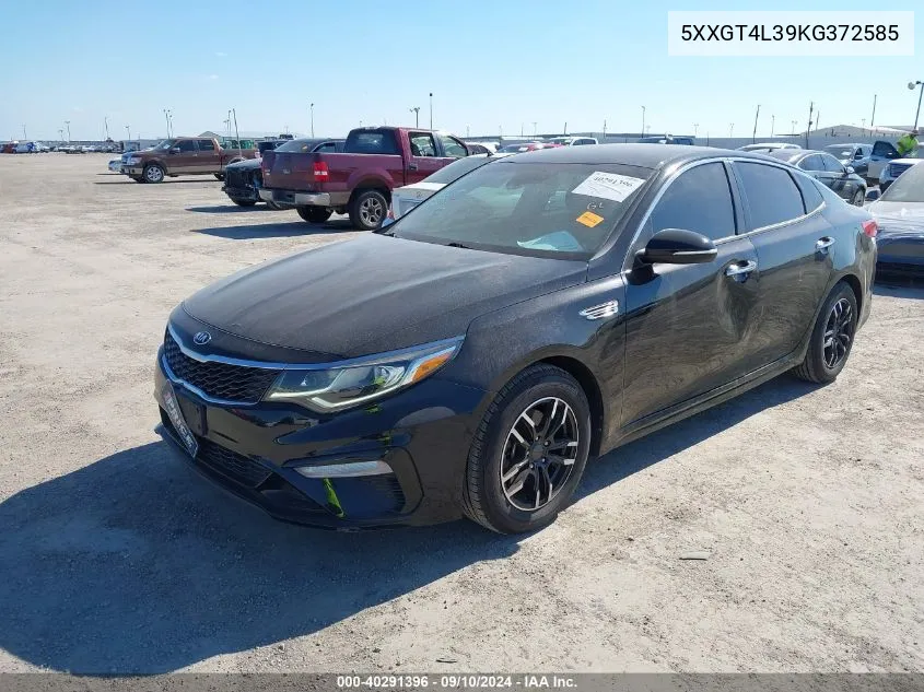 2019 Kia Optima Lx VIN: 5XXGT4L39KG372585 Lot: 40291396