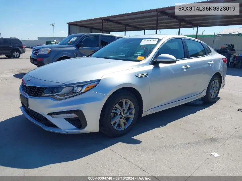 2019 Kia Optima Lx VIN: 5XXGT4L36KG323019 Lot: 40304748