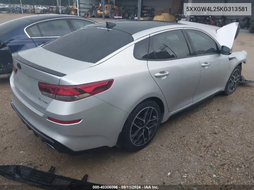 5XXGW4L25KG313581 2019 Kia Optima Sx Turbo