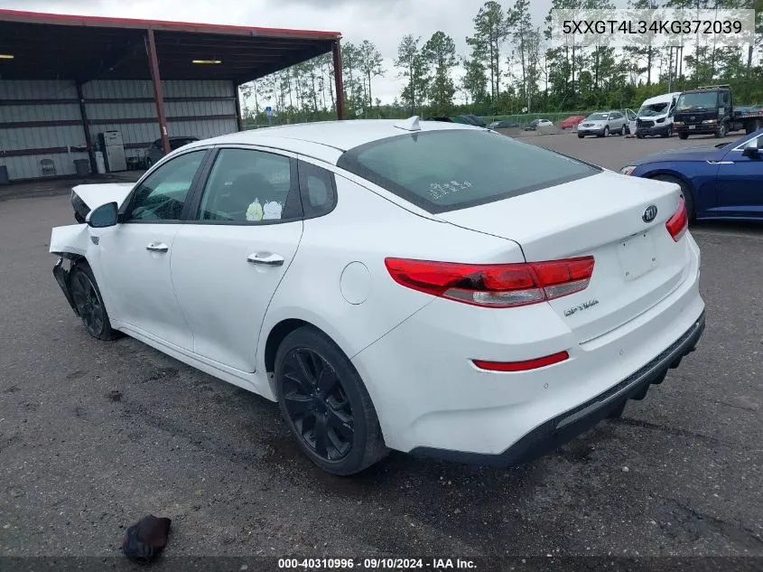 2019 Kia Optima Lx VIN: 5XXGT4L34KG372039 Lot: 40310996