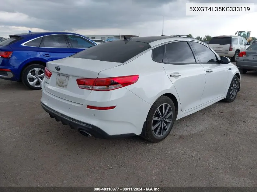 5XXGT4L35KG333119 2019 Kia Optima Lx/S