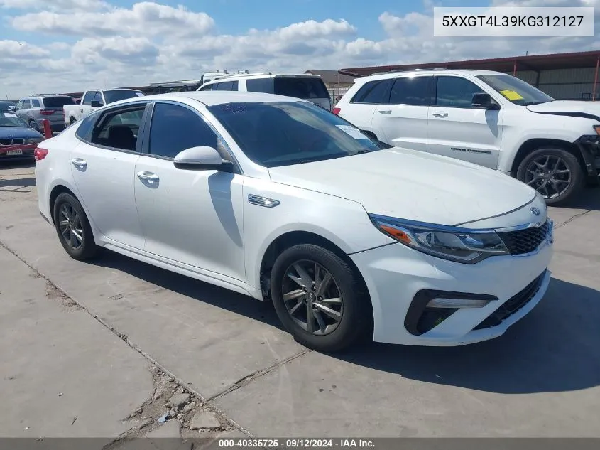 2019 Kia Optima Lx VIN: 5XXGT4L39KG312127 Lot: 40335725