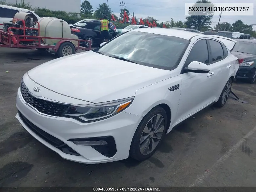 5XXGT4L31KG291757 2019 Kia Optima S