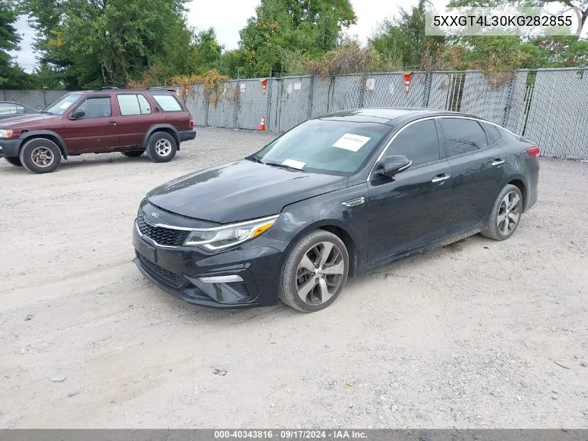 2019 Kia Optima S VIN: 5XXGT4L30KG282855 Lot: 40343816