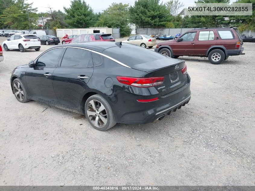 5XXGT4L30KG282855 2019 Kia Optima S