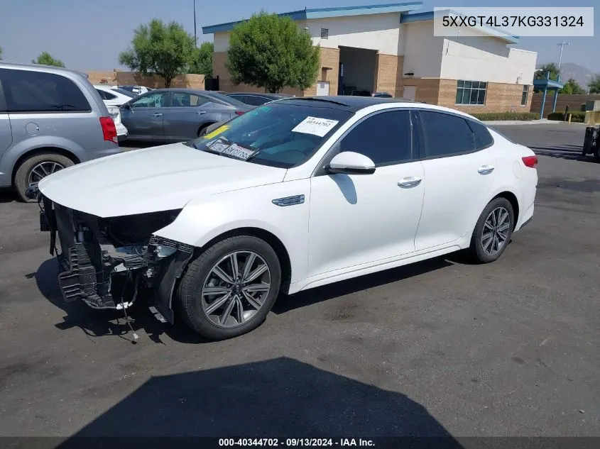 2019 Kia Optima Lx VIN: 5XXGT4L37KG331324 Lot: 40344702