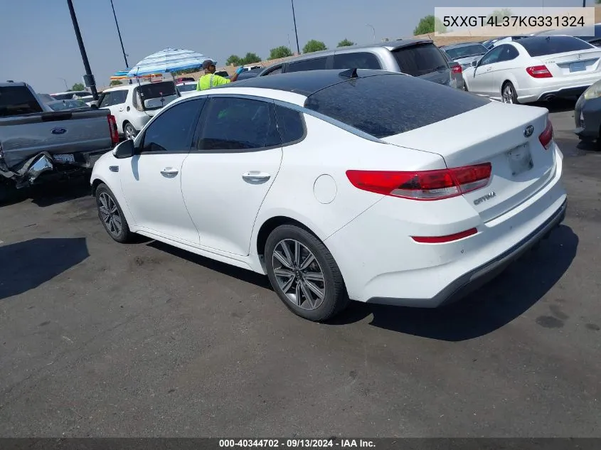 5XXGT4L37KG331324 2019 Kia Optima Lx