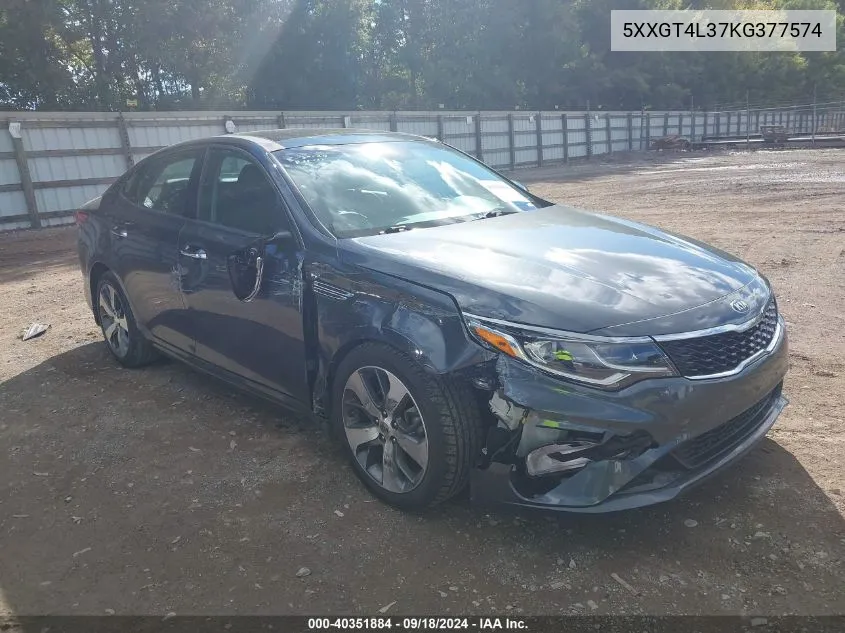 2019 Kia Optima S VIN: 5XXGT4L37KG377574 Lot: 40351884