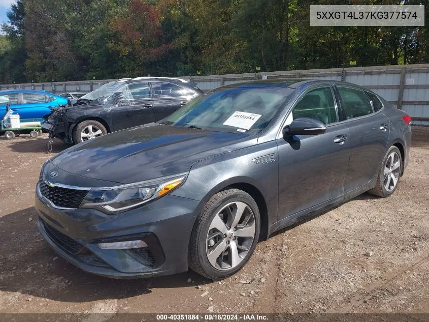 5XXGT4L37KG377574 2019 Kia Optima S