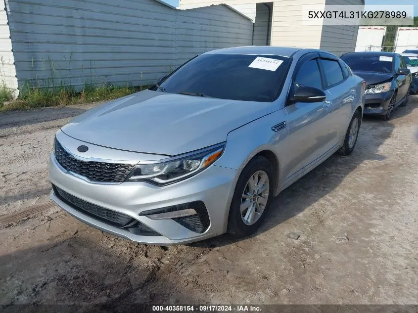 2019 Kia Optima Lx VIN: 5XXGT4L31KG278989 Lot: 40358154