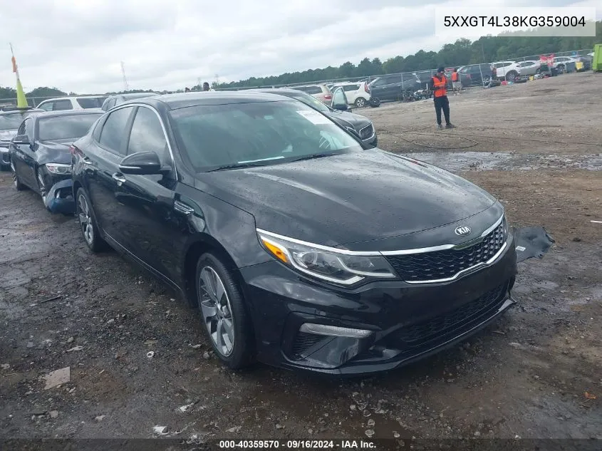 2019 Kia Optima S VIN: 5XXGT4L38KG359004 Lot: 40359570