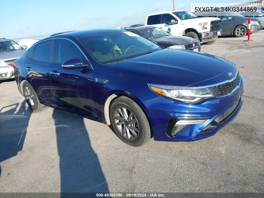 2019 Kia Optima Lx VIN: 5XXGT4L34KG344869 Lot: 40368390