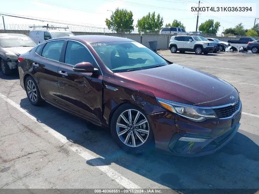 5XXGT4L31KG363394 2019 Kia Optima Lx