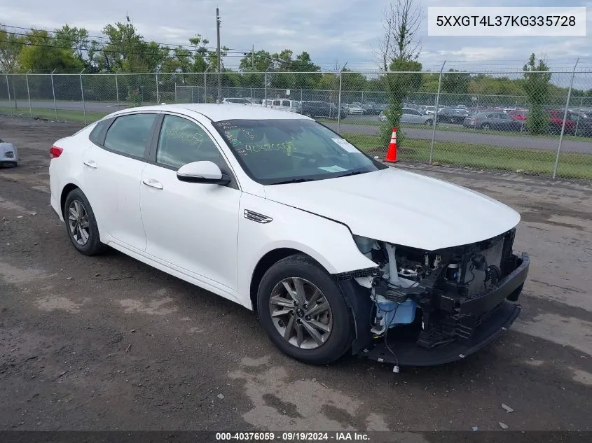 2019 Kia Optima Lx VIN: 5XXGT4L37KG335728 Lot: 40376059